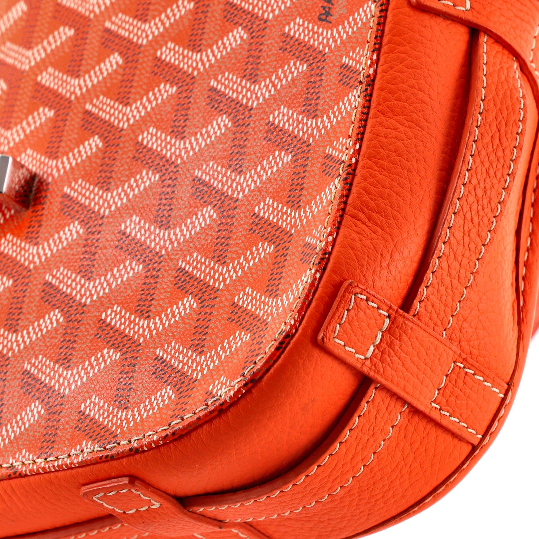 Pre-Owned Goyard Belvedere II Messenger Bag Coated Canvas PM, Alternate, color, Orange