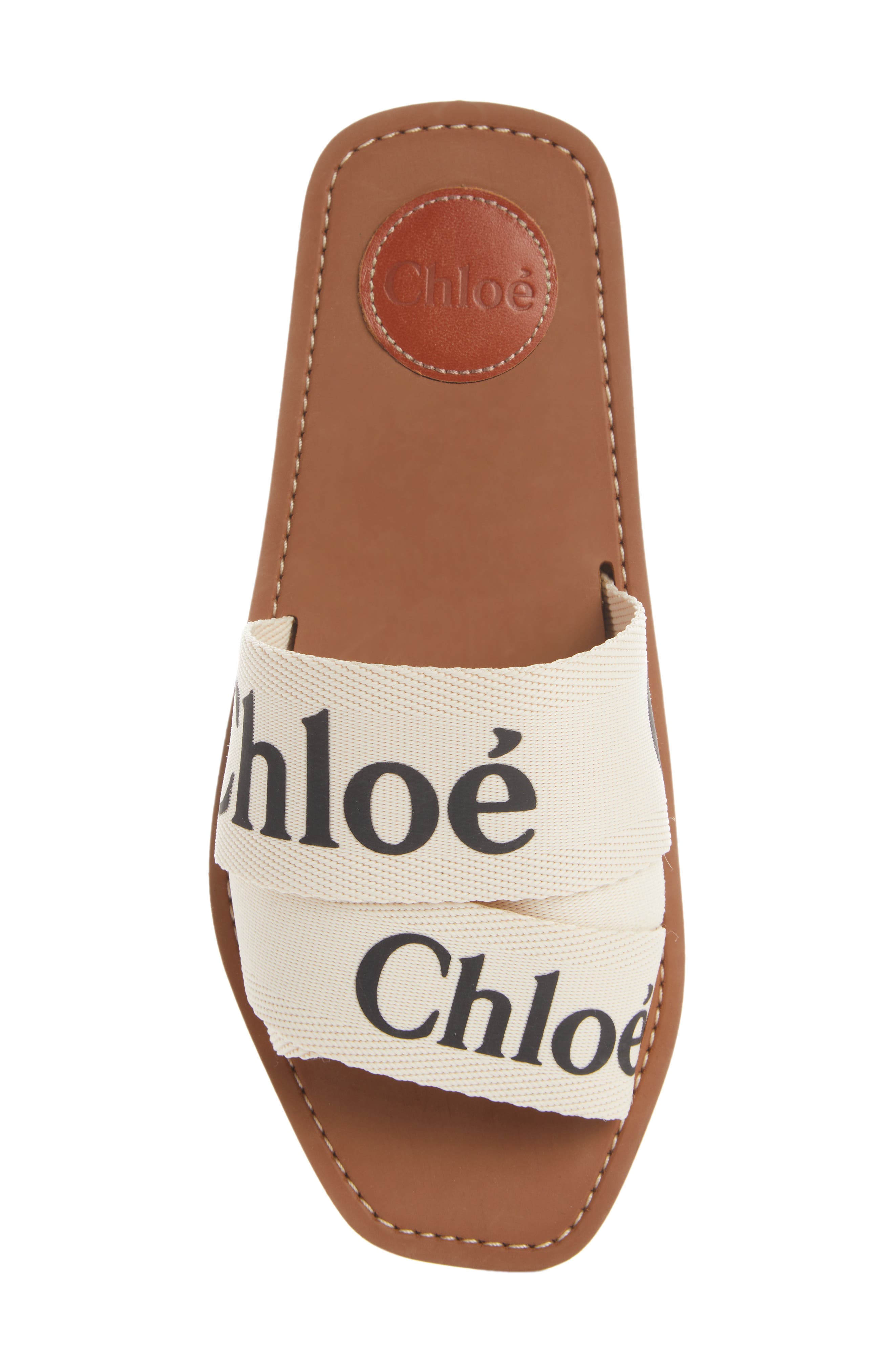 Logo Slide Sandal, Alternate, color, WHITE