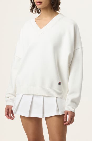 x Hailey V-Neck Oversize Sweater