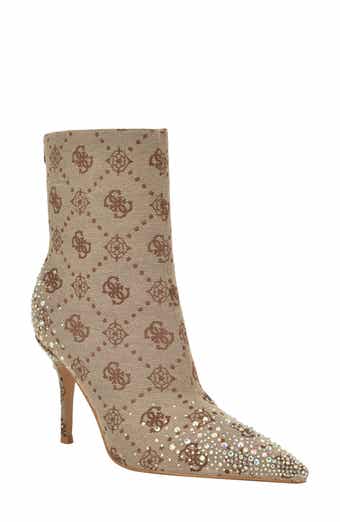Gomoray Rhinestone Bootie