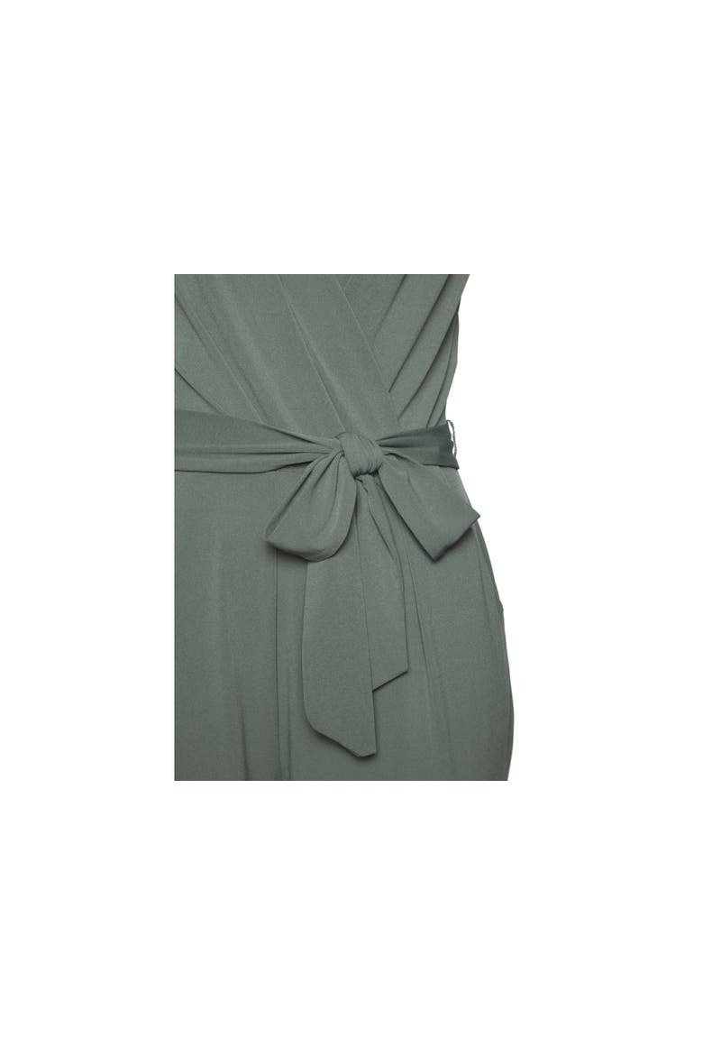 Women's Wrap Look Jumpsuit, Alternate, color, Jade