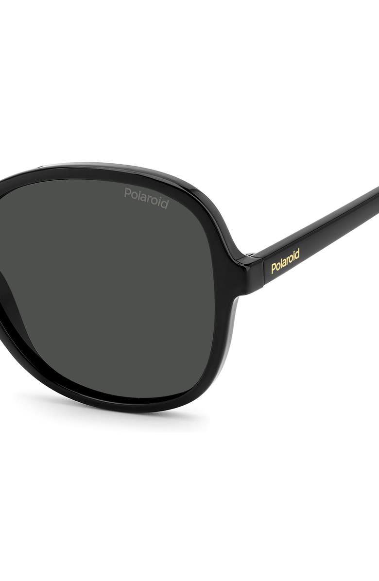 Polaroid 54mm Polarized Round Sunglasses, Alternate, color, 