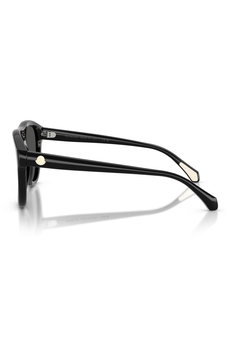 Incline 59mm Pilot Sunglasses, Alternate, color, SHINY BLACK / SOLID GREY
