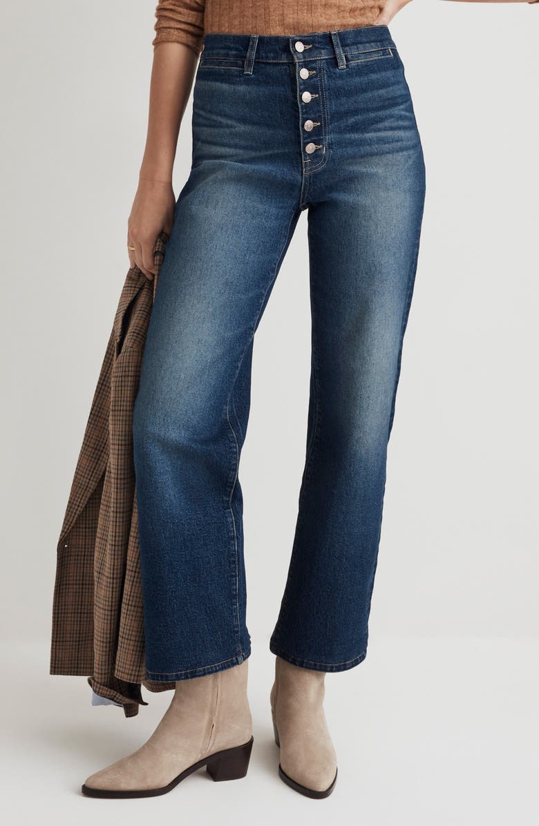 Madewell The Perfect Vintage High Waist Wide Leg Jeans, Main, color,