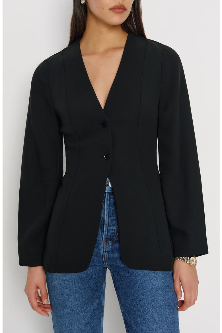Cella Blazer, Main, color, BLACK