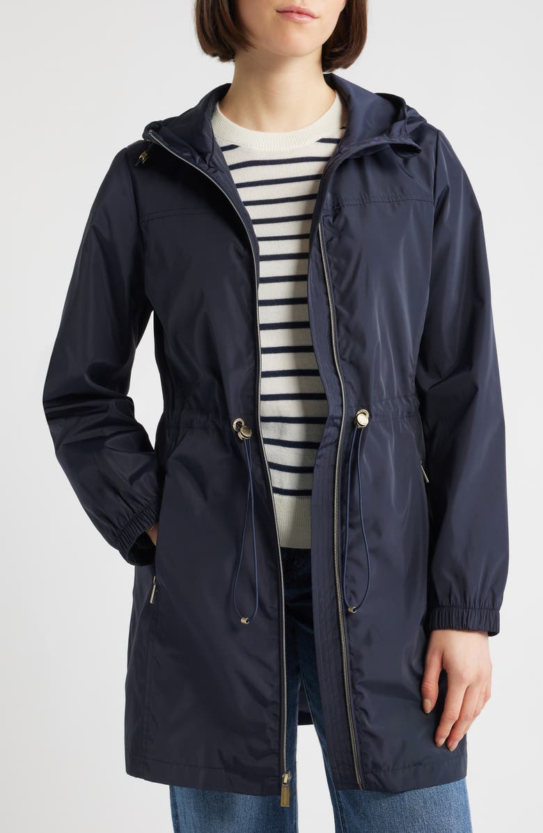 Michael Kors Hooded Anorak Jacket, Alternate, color, Navy