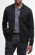 Barbour Croscombe Cotton & Merino Wool Blend Zip Cardigan