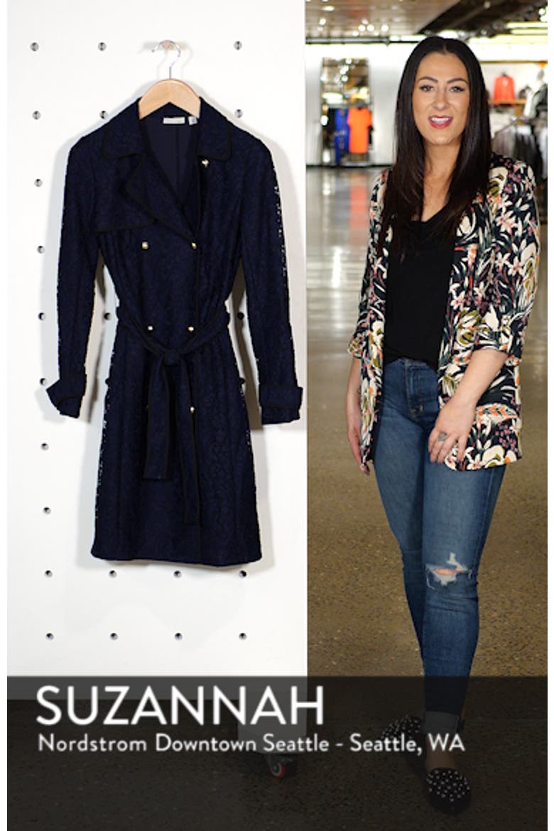 x Atlantic-Pacific Lace Trench Coat video