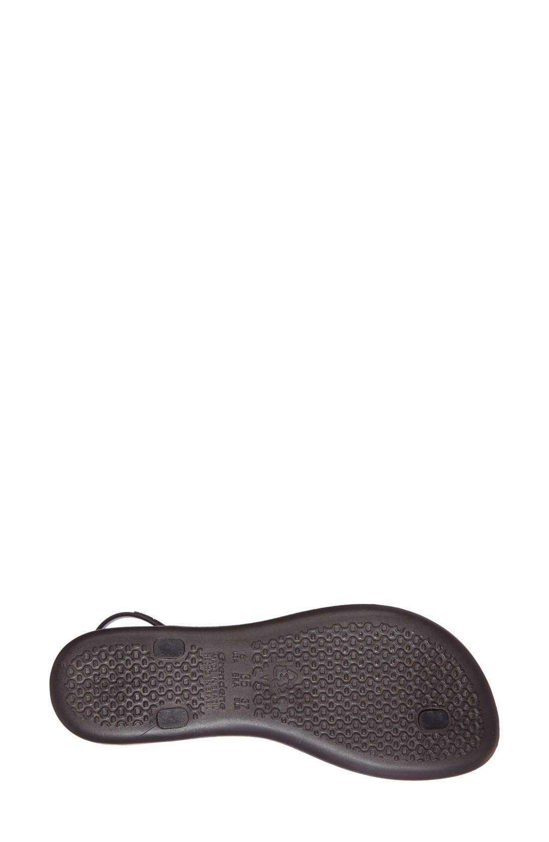 Ipanema 'Cleo' Pyramid Stud Ankle Strap Flip Flop, Alternate, color, 