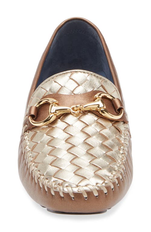 Robert Zur Perlata Loafer In Copper/gold