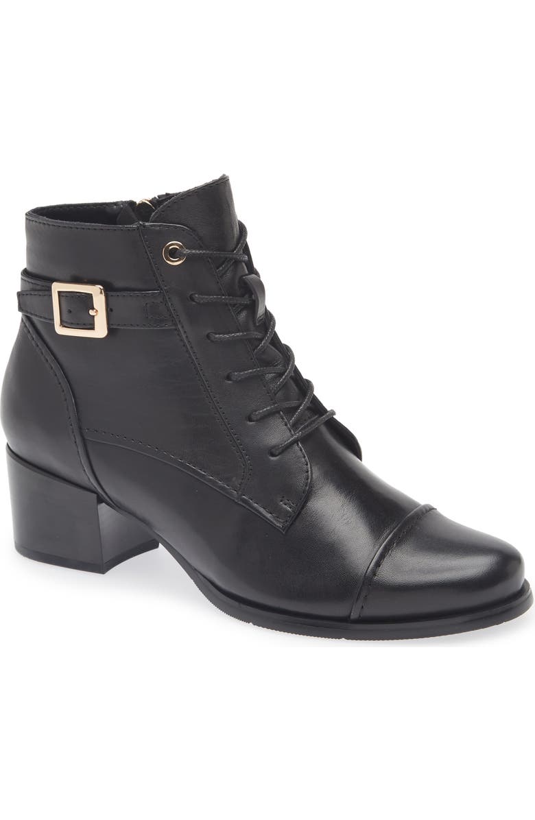 Regarde Le Ciel Jolene Buckle Bootie, Main, color, Delice Black