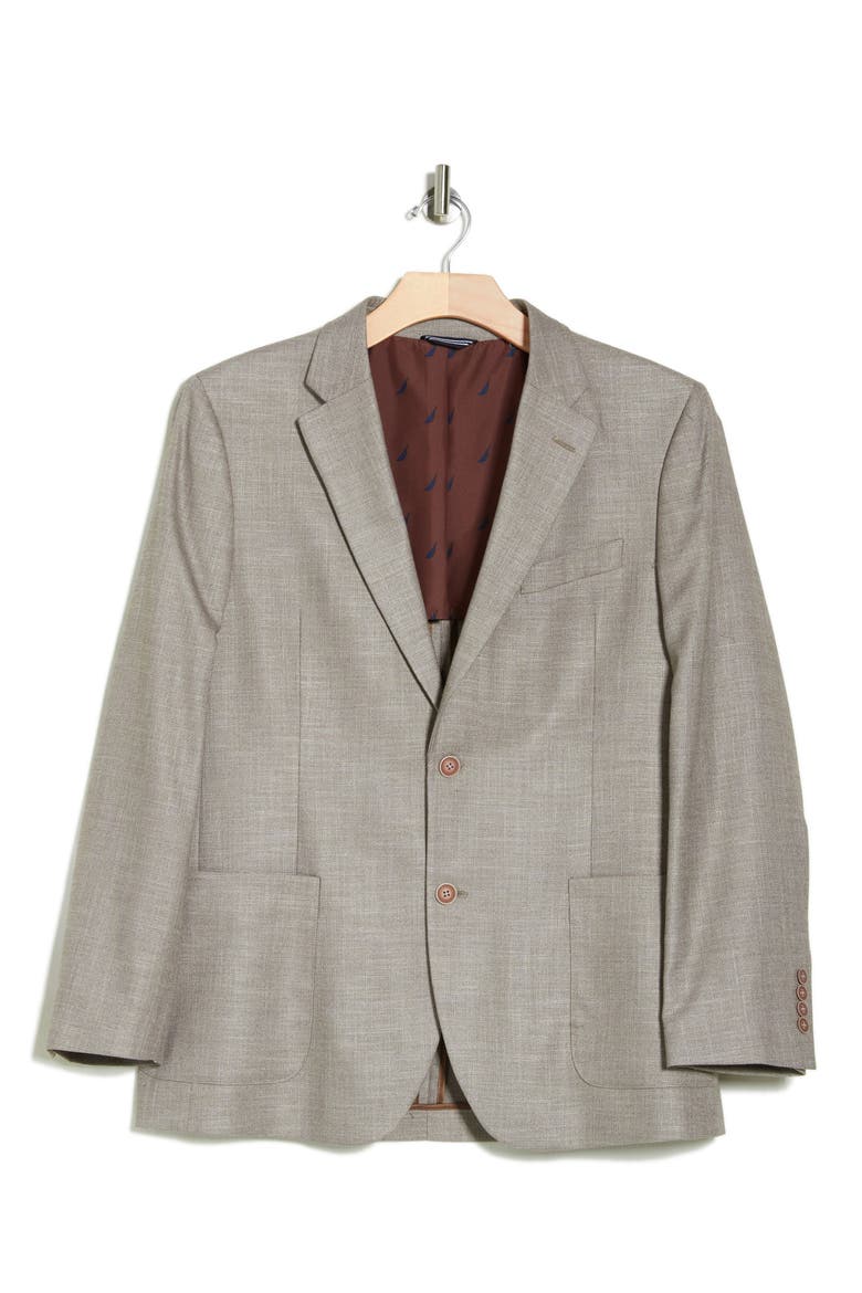 Taupe Notch Lapel Sport Coat, Alternate, color, TAUPE