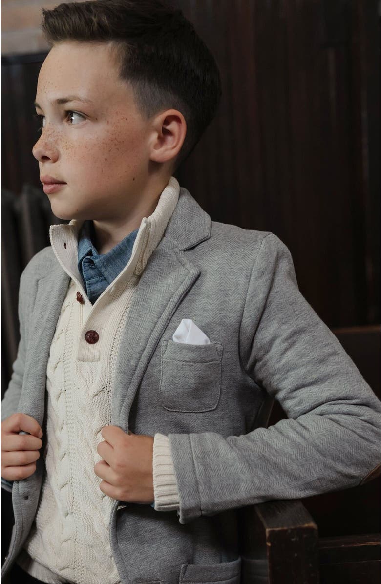 Hope & Henry Boys' Fleece Blazer, Kids, Alternate, color,