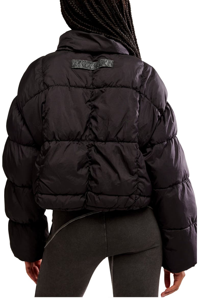 FP Movement In a Bubble Puffer Jacket, Alternate, color, BLACK