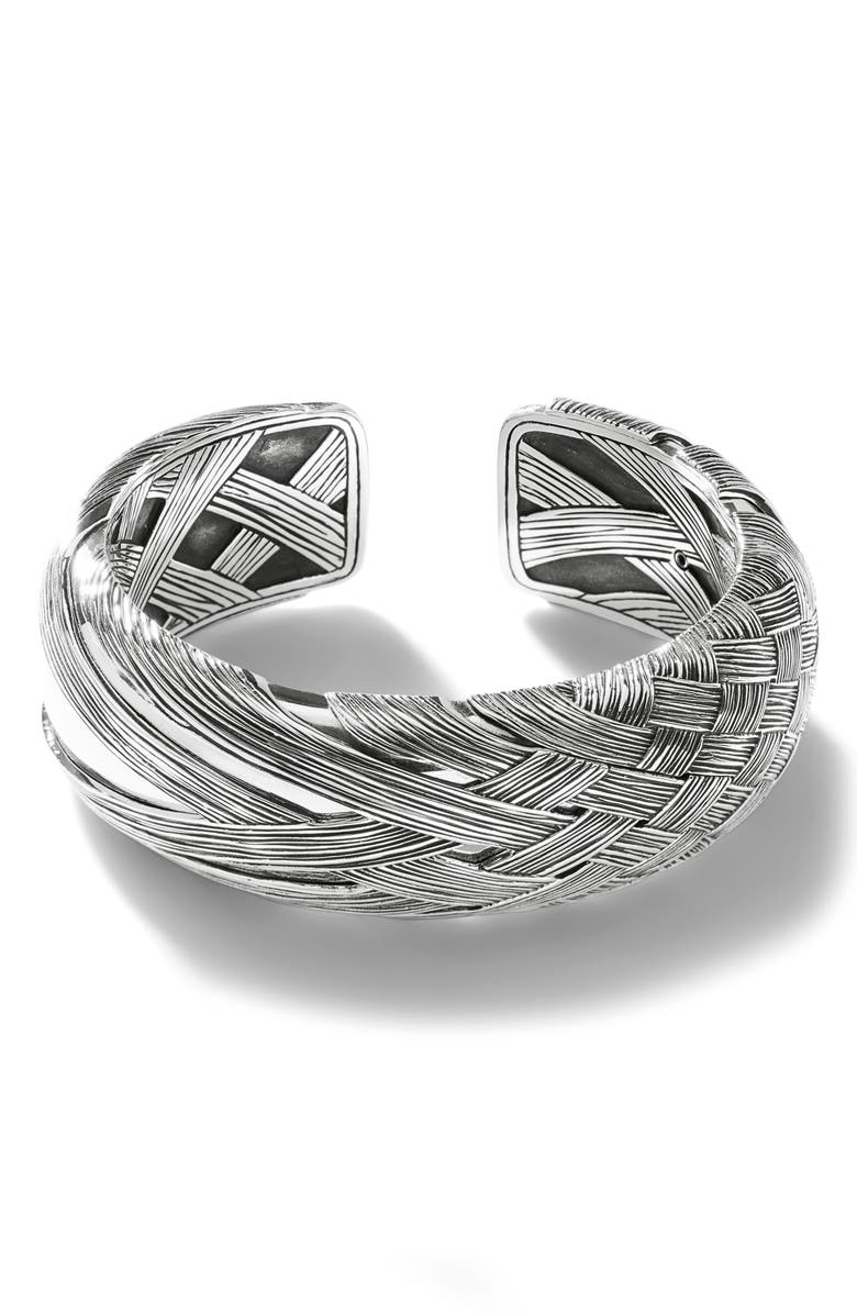 John Hardy Bamboo Cuff Bracelet, Main, color, 