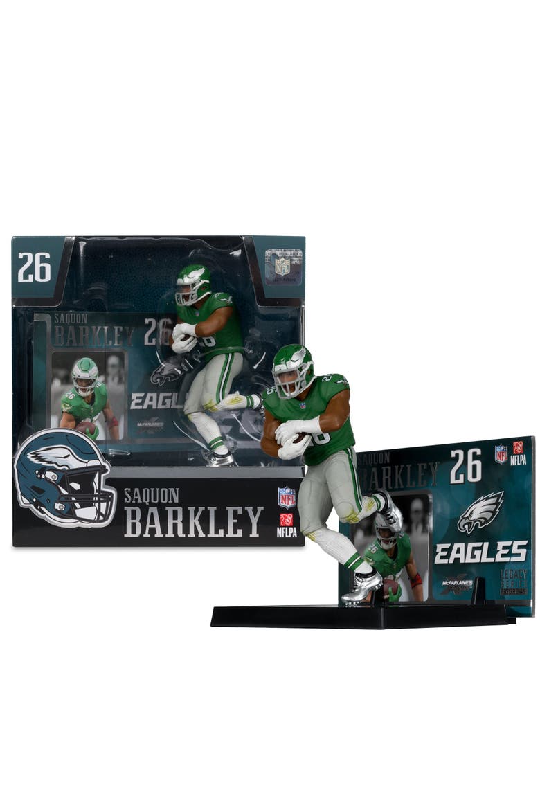 Saquon Barkley (Eagles Classic Uniform) NFL 7" Figure McFarlane, Main, color, Green
