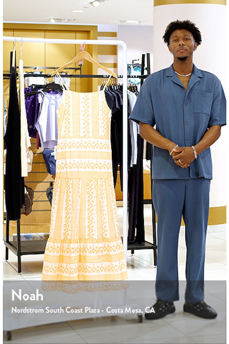 Eyelet & Embroidery Maxi Dress video