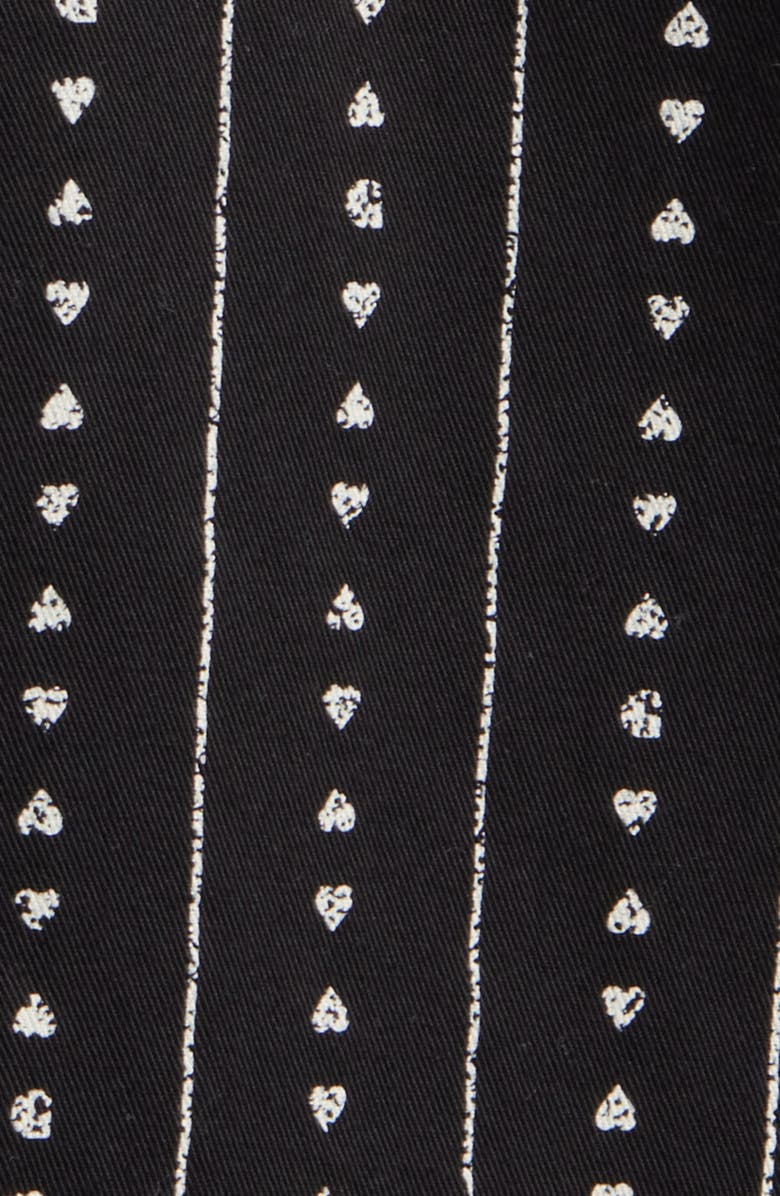 Carhartt Work In Progress Drewe Short Sleeve Button-Up Shirt, Alternate, color, Heart C Pinstripe Black