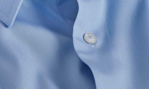 David Donahue Regular Fit Broadcloth French Cuff Dress Shirt