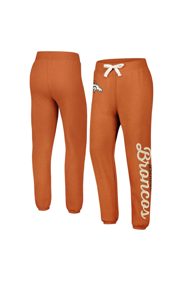 G-III 4HER BY CARL BANKS Women's G-III 4Her by Carl Banks Orange Denver Broncos Scrimmage Fleece Pants, Main, color, Orange