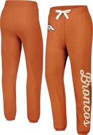 G-III 4HER BY CARL BANKS Women's G-III 4Her by Carl Banks Orange Denver Broncos Scrimmage Fleece Pants