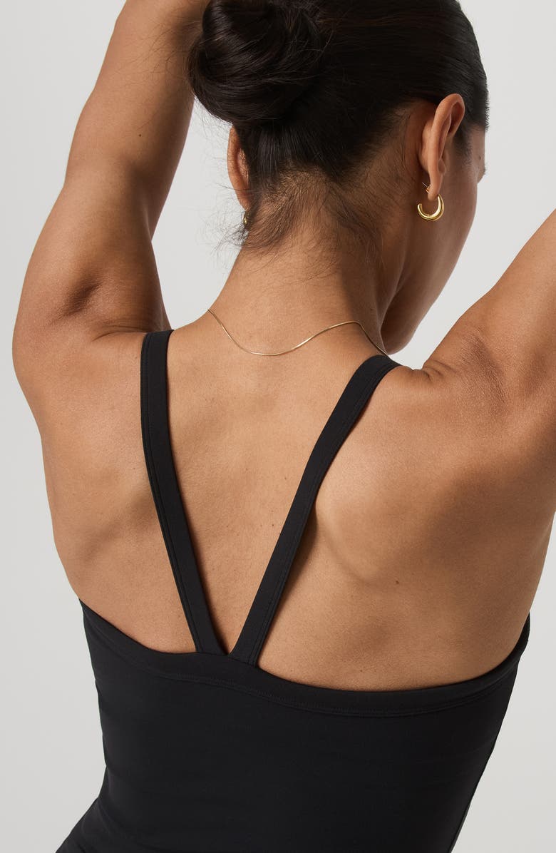 Vuori AllTheForm V-Neck Performance Tank, Alternate, color, Black