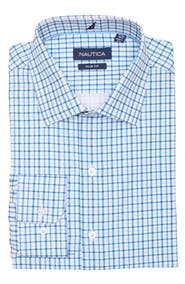 Nautica Slim Fit Plaid Print Dress Shirt
