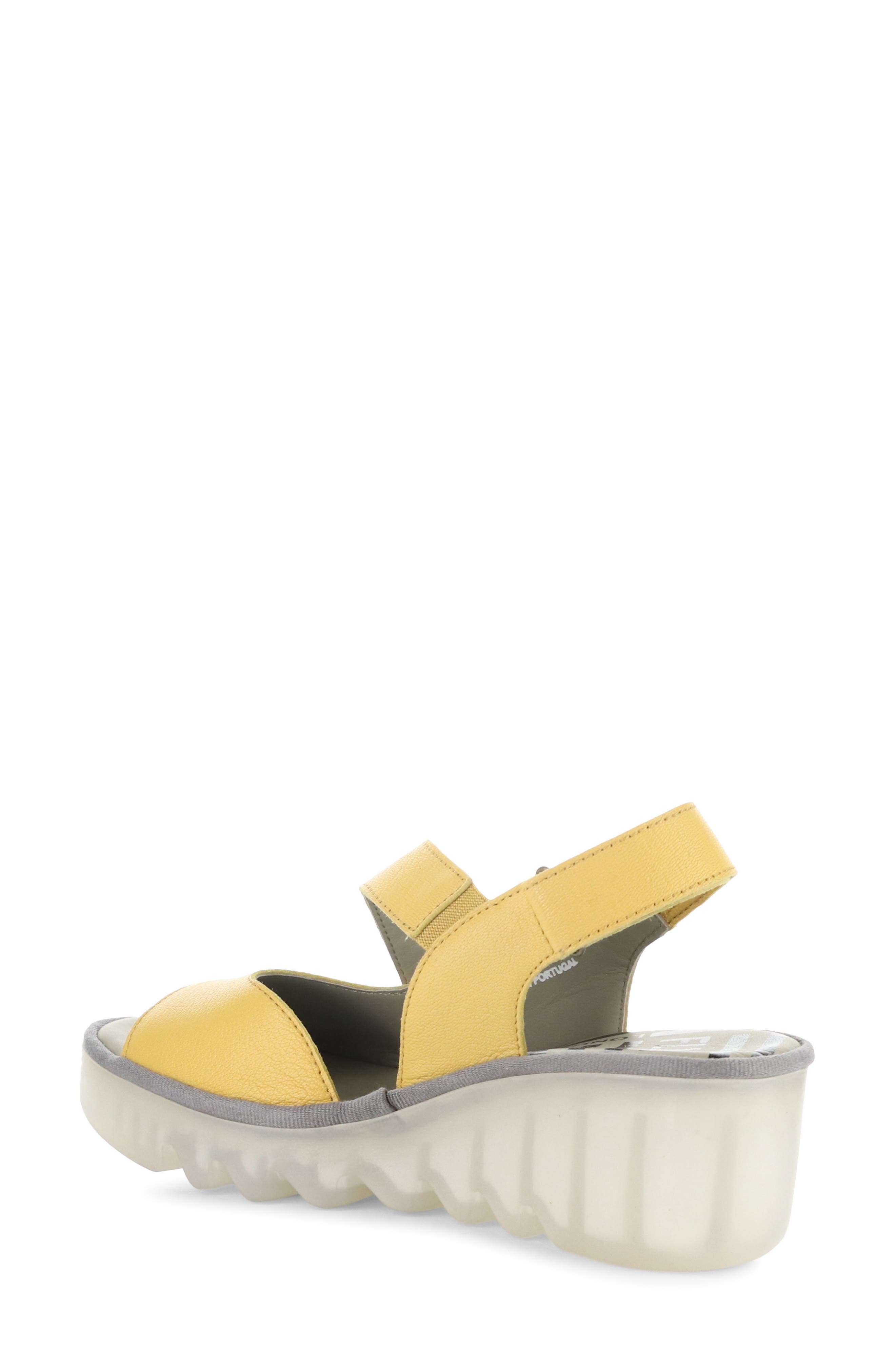 Basy Slingback Platform Wedge Sandal, Alternate, color, BUMBLEBEE