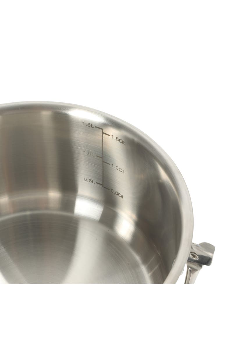 Platinum Silverbolt 6-Piece Stackable Stainless Steel Dutch Oven Set, Alternate, color, Silver