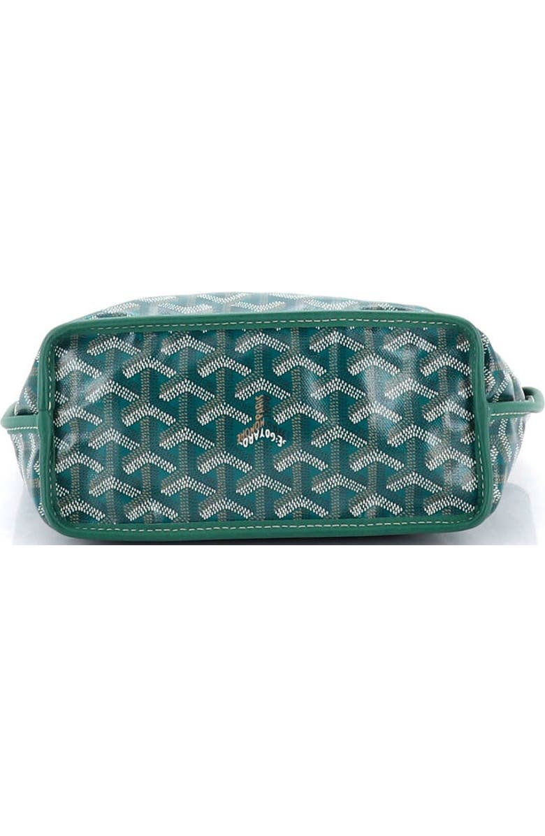 Pre-Owned Goyard Anjou Reversible Tote Coated Canvas Mini, Alternate, color, Green