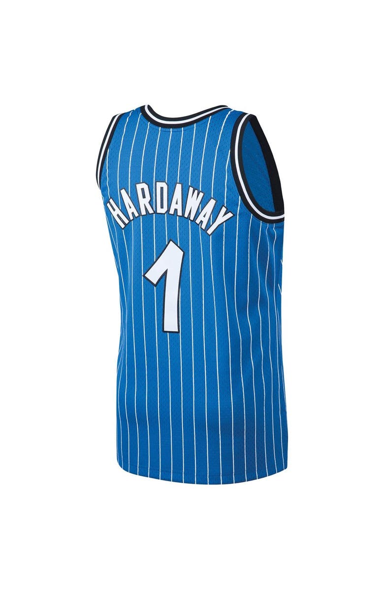 Mitchell & Ness Men's Mitchell & Ness Penny Hardaway Blue Orlando Magic 1994/95 Big & Tall Hardwood Classics Swingman Jersey, Alternate, color, 