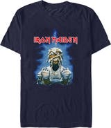 Iron Maiden Men's Iron Maiden Unchained Logo Graphic T-Shirt