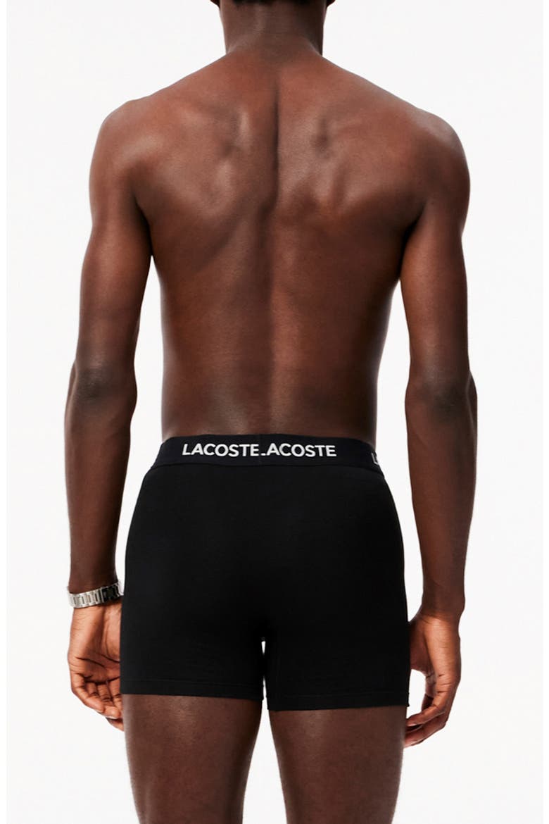 Core Essentials Assorted 5-Pack Stretch Cotton Boxer Briefs, Alternate, color, BLACK