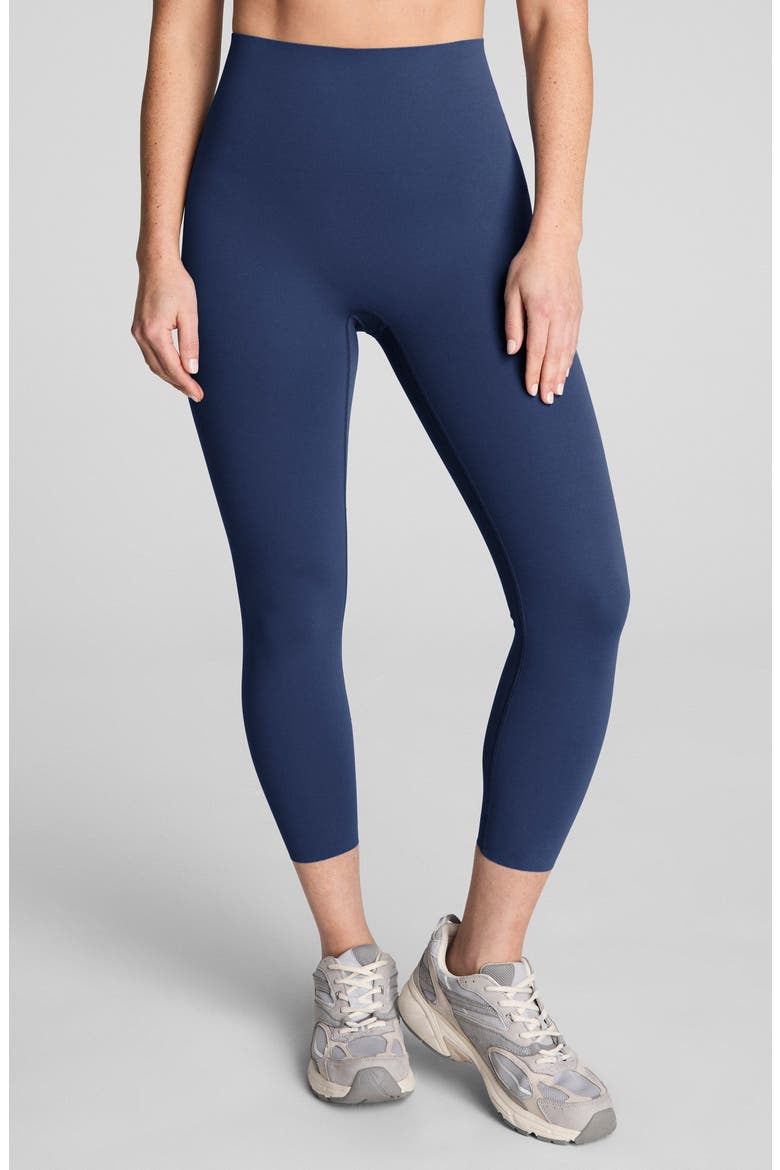 High Waist 7/8 Leggings, Main, color, FADED INDIGO