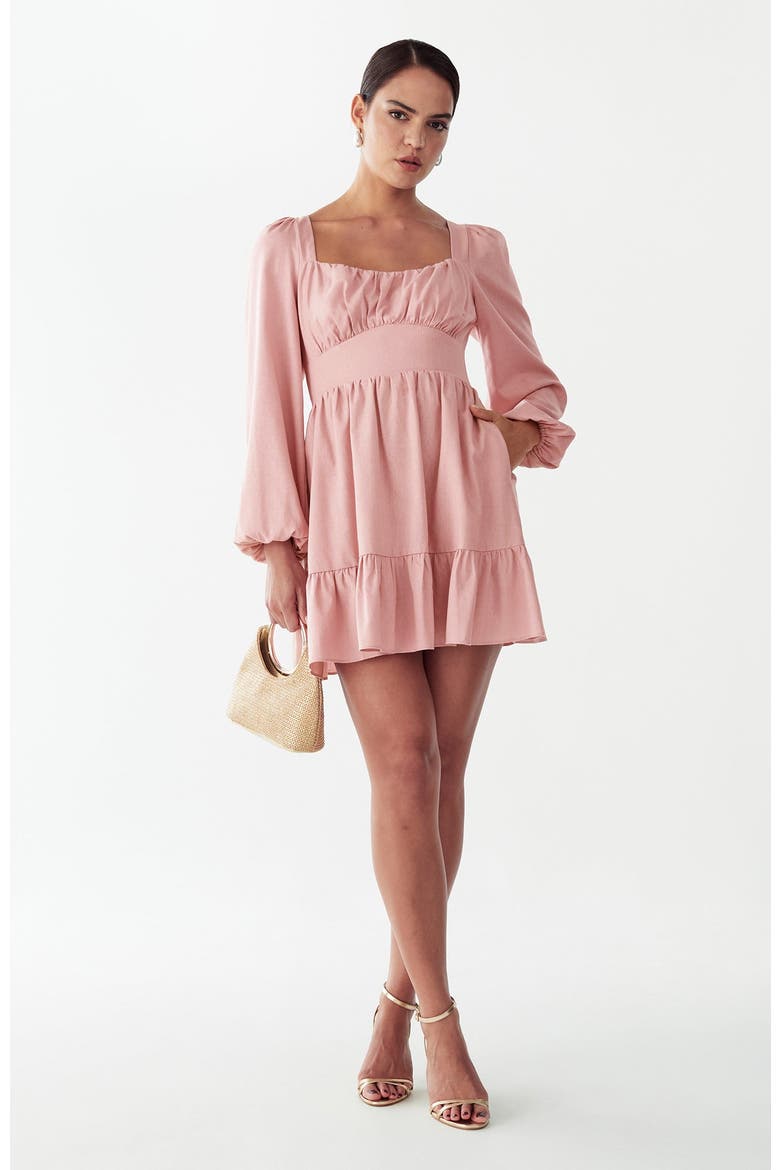 Wrenn Mini Dress, Alternate, color, Baby Pink