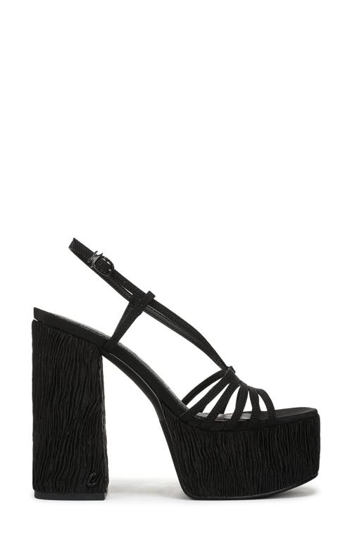 Circus Ny By Sam Edelman Siena Platform Slingback Sandal In Black