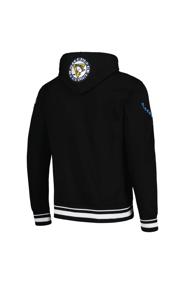 PRO STANDARD Men's Pro Standard Black Pittsburgh Penguins Retro Classic Fleece Pullover Hoodie, Alternate, color, Black