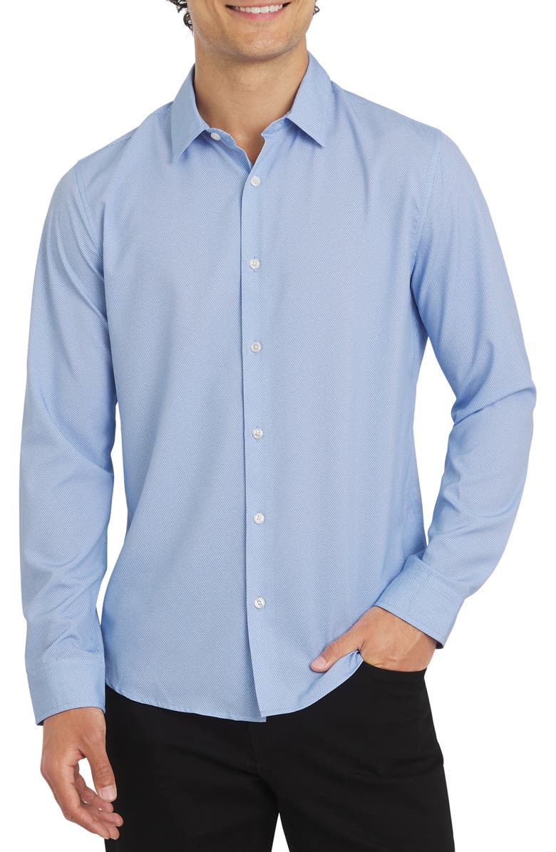 DKNY SPORTSWEAR Olin Button-Up Shirt, Main, color, Blue