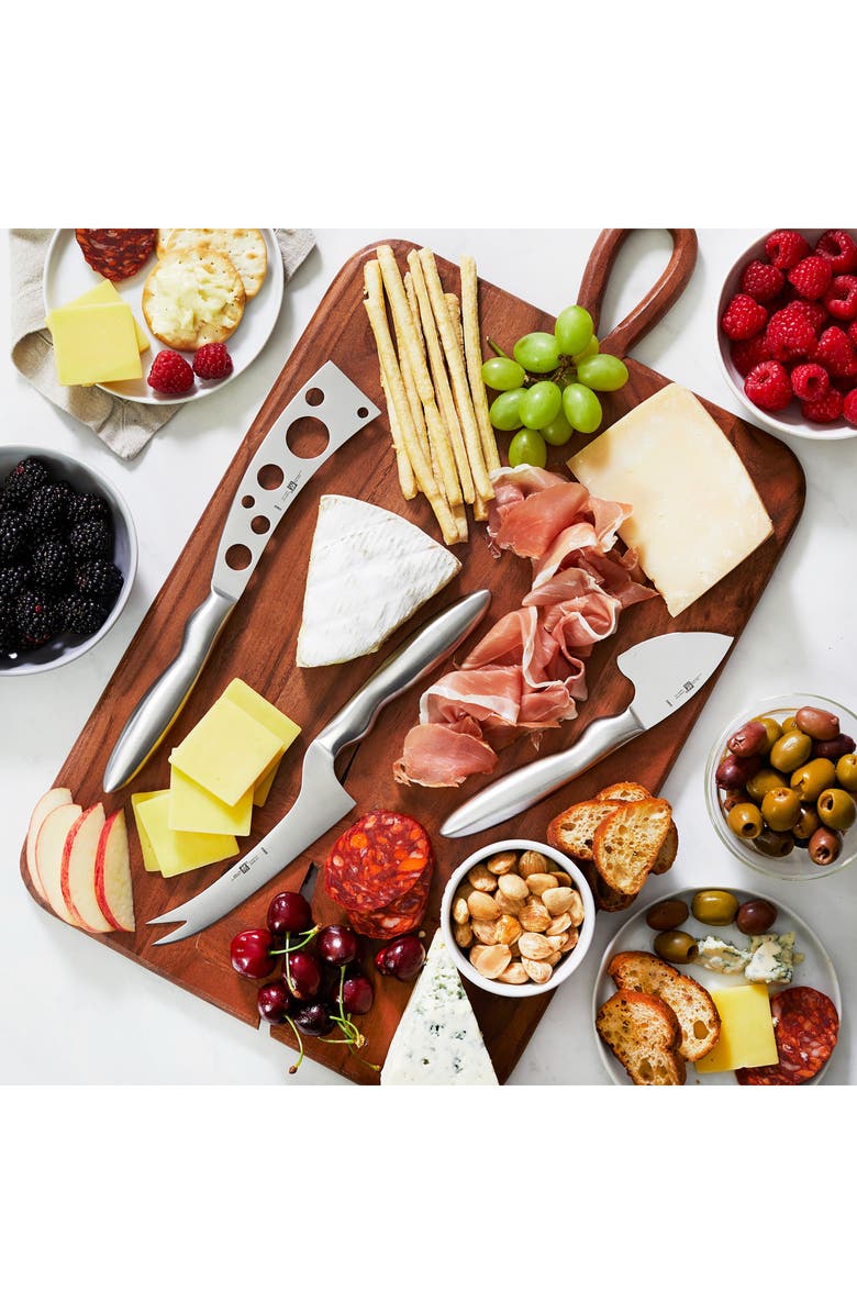 ZWILLING 3-Piece Cheese Knife Set, Alternate, color, Stainless Steel