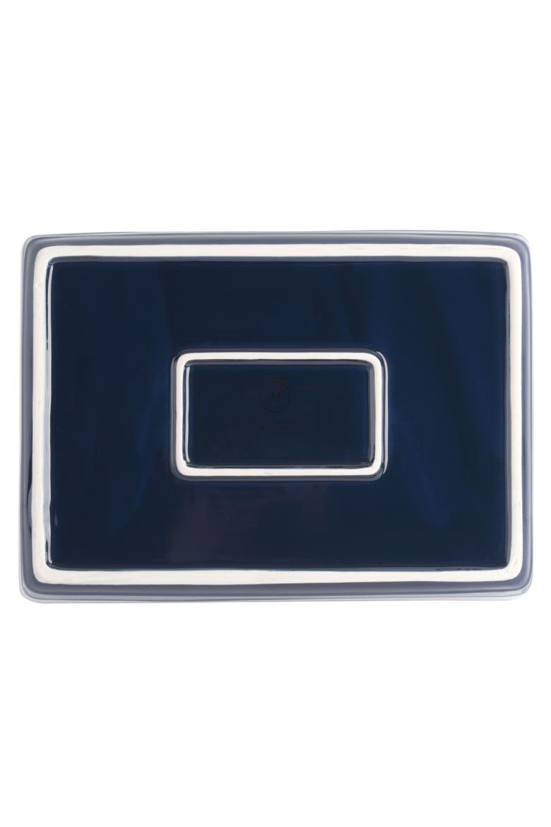 3-Piece Stoneware Baker Set, Oven-Safe Baking Dishes for Casseroles & Desserts, Alternate, color, Cobalt Blue