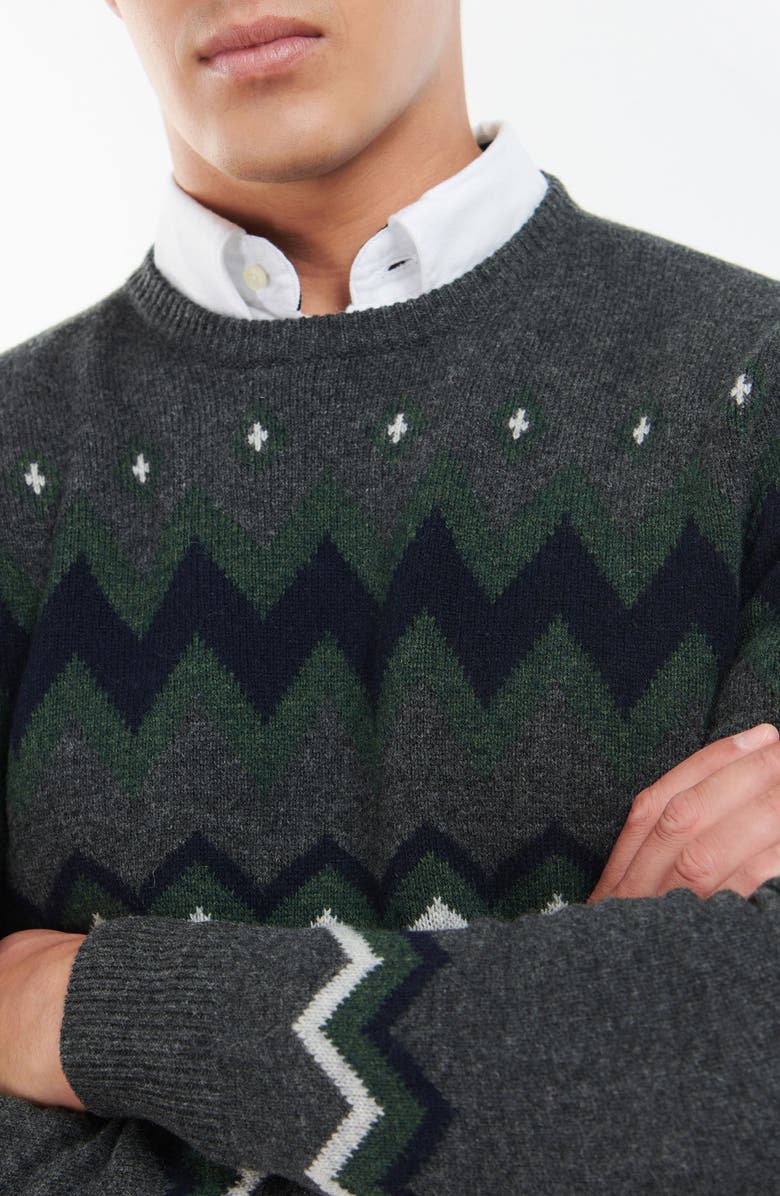 Barbour Regis Fair Isle Lambswool Sweater, Alternate, color,