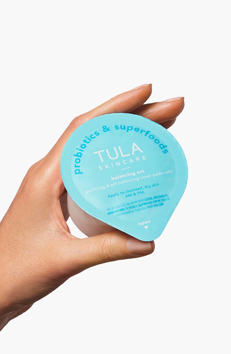 TULA Skincare Balancing Act Toner Pads Refill, Alternate, color, 
