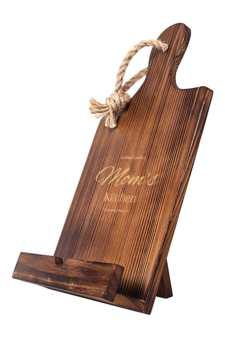 'Mother's Day' Wooden Tablet/Book Stand, Alternate, color, BROWN