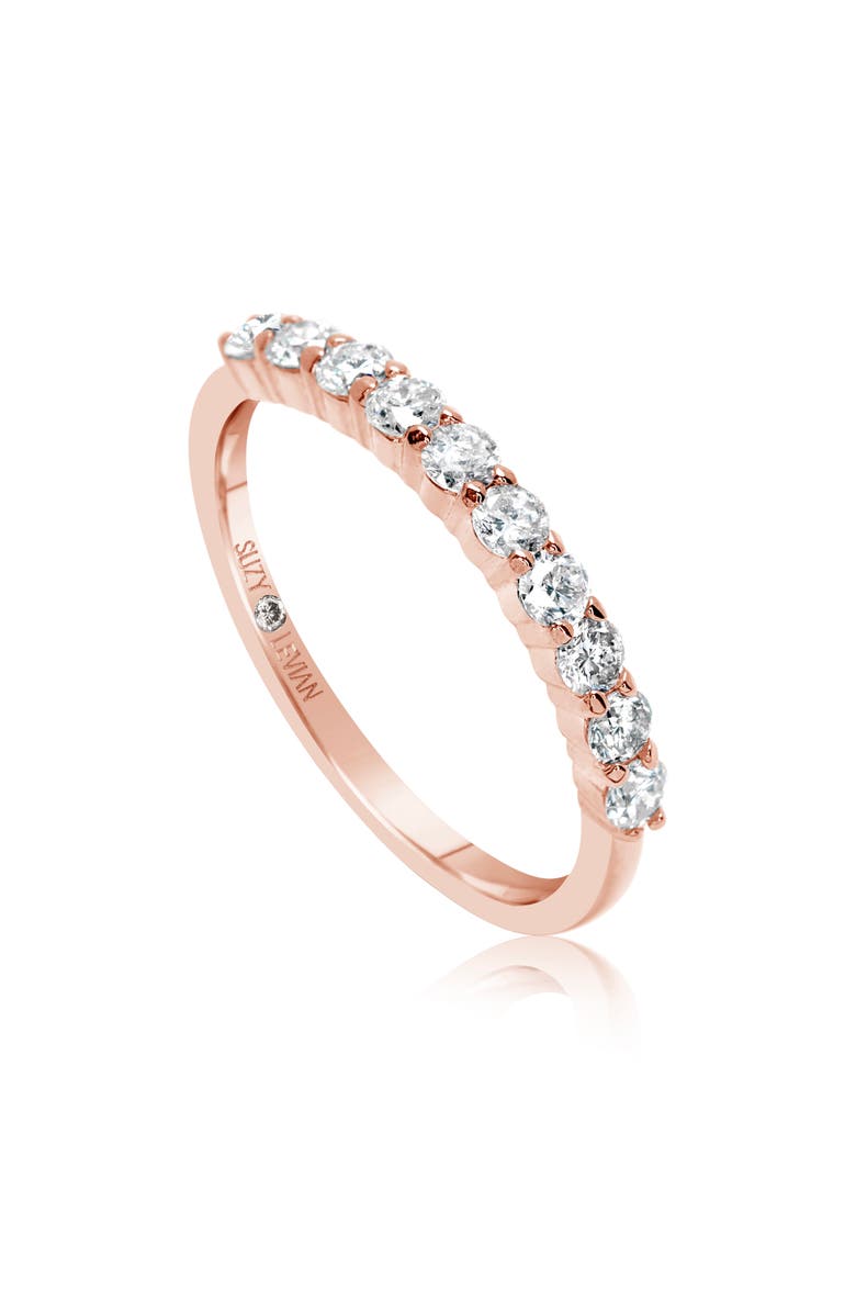 SUZY LEVIAN DIAMONDS 14K Gold Diamond Stacking Ring- 0.50ct., Main, color, Rose