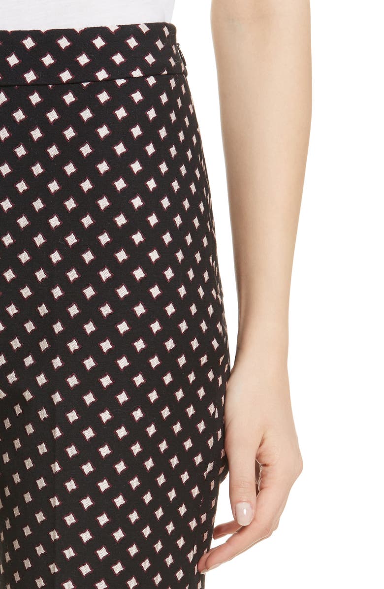 Kate Spade New York cigarette pants, Alternate, color, Black