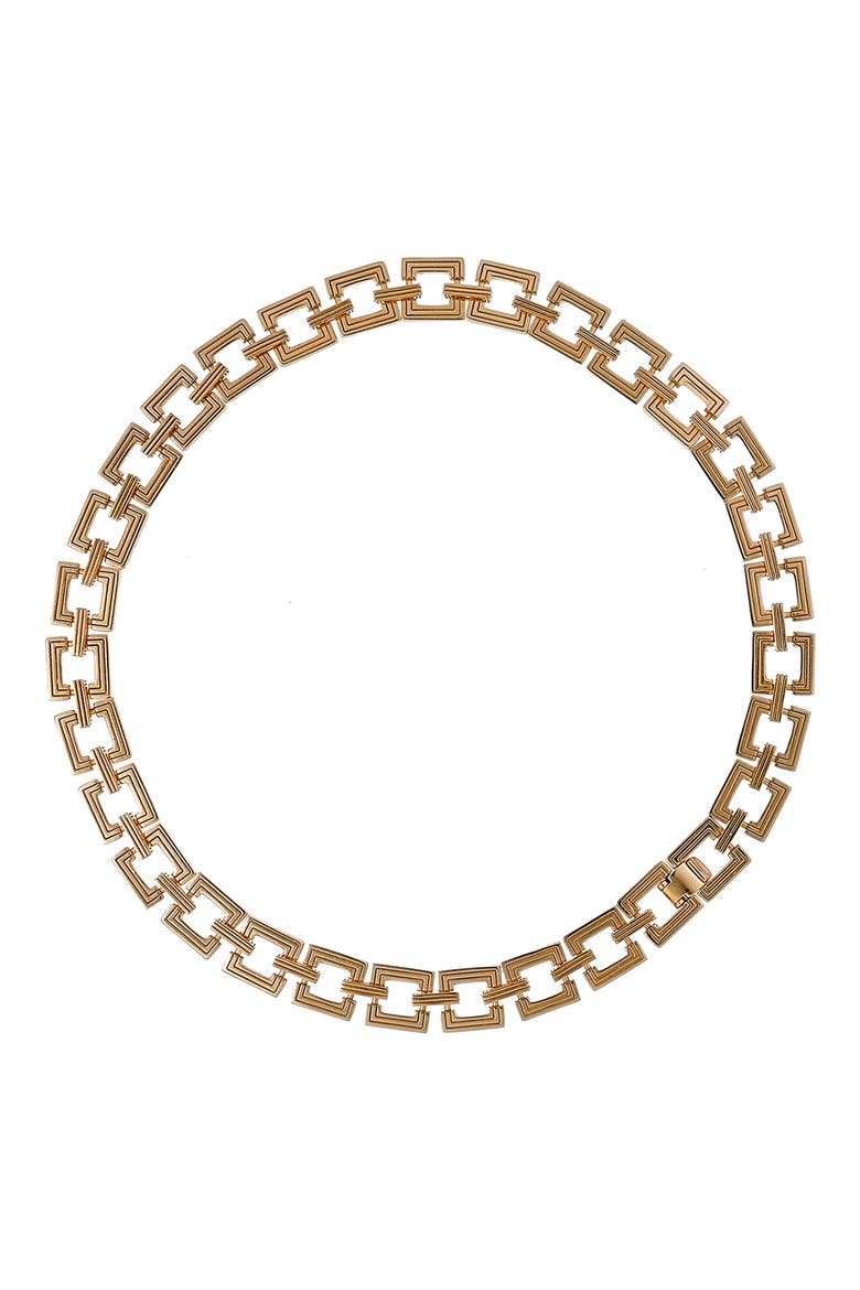 Aurelia Chain Choker, Main, color, YELLOW GOLD