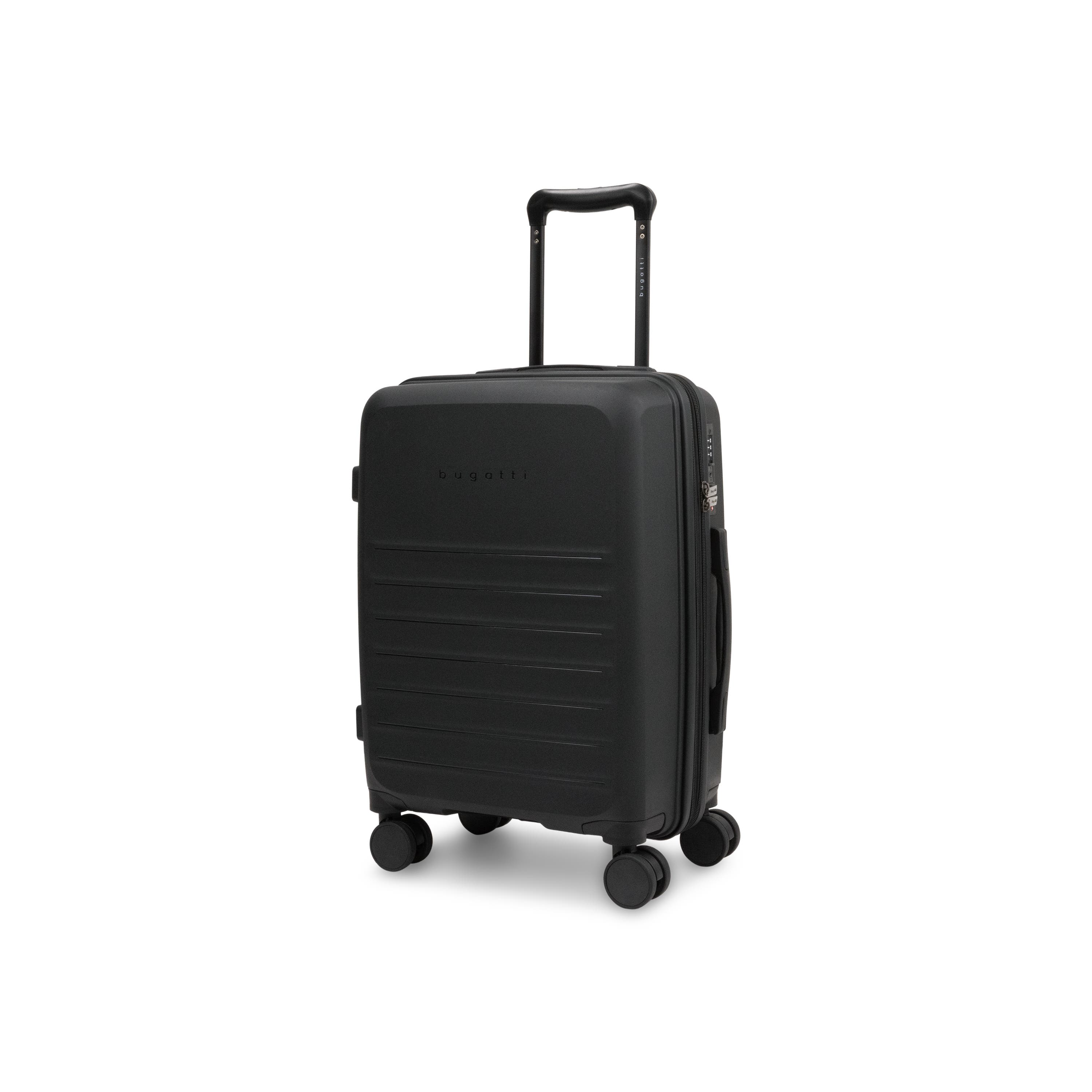 bugatti - Seoul 2 Piece Hardside Luggage Set with Expansion - Black, Alternate, color, Black