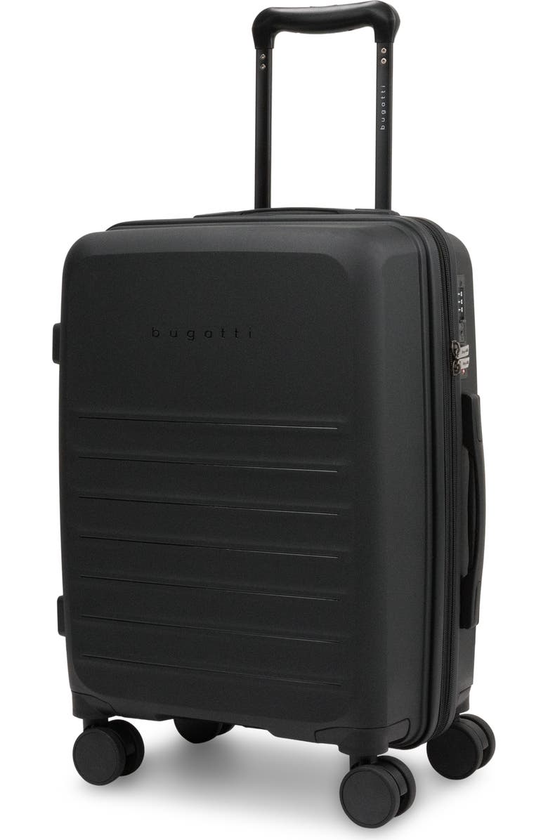 bugatti - Seoul 2 Piece Hardside Luggage Set with Expansion - Black, Alternate, color, Black