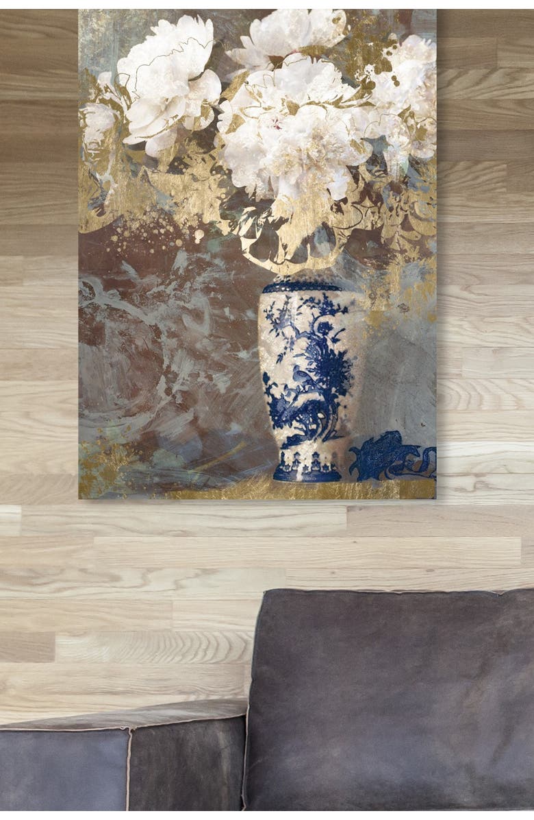 Oliver Gal Eastern Floral Canvas Art, Main, color,