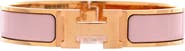 Pre-Owned Hermes Clic H Bracelet Enamel Narrow